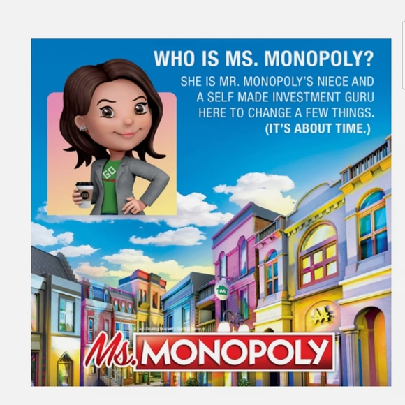 Hasbro Monopoly Ms. Monopoly Property Trading Boar - Picture 2 of 6